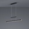 Trio 375310502 Trajan LED stropní svítidlo | Variabilní | Černá | 45W | 8