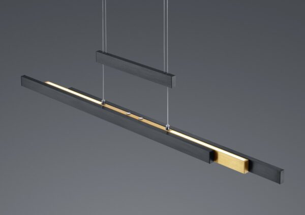 Trio 375310502 Trajan LED stropní svítidlo | Variabilní | Černá | 45W | 3