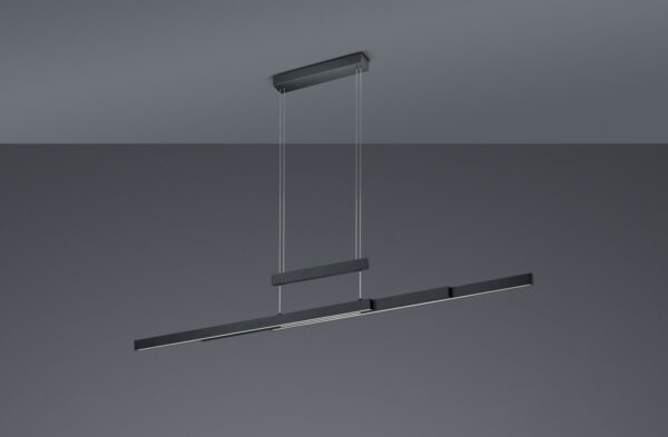 Trio 375310532 Trajan LED stropní svítidlo | Variabilní | 42W | Černá