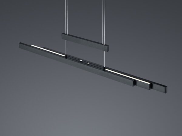 Trio 375310532 Trajan LED stropní svítidlo | Variabilní | 42W | Černá