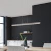 Trio 375510407 Belfast LED stropní svítidlo | Teplá bílá | 44W | Kov | Nikl