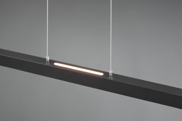 Trio 375510432 Belfast LED stropní svítidlo | Teplá bílá | 44W | Černá