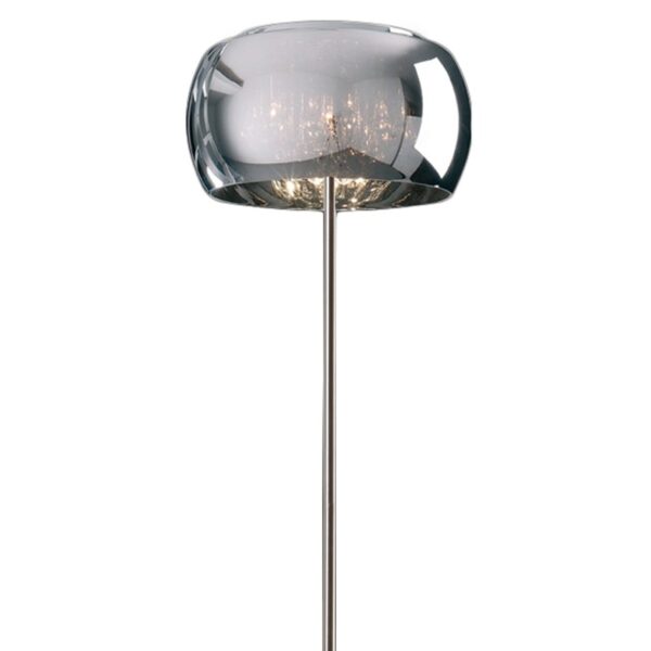 LUXERA 91046056 Sphera Stojací lampa | G9 | Chrom | Kov