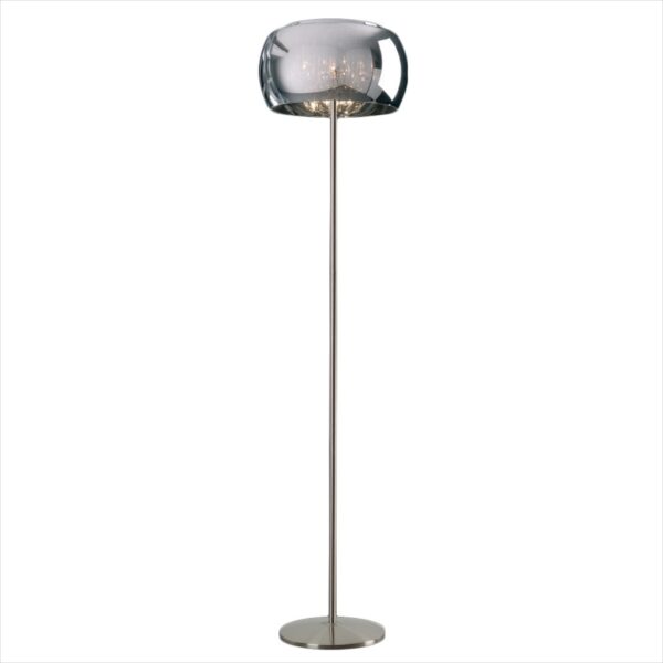 LUXERA 91046056 Sphera Stojací lampa | G9 | Chrom | Kov