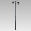 LUXERA 92039031 Split Zahradní sloupkové světlo | E27 | Černá
