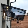 Trio 277860142 Witham LED Nástěnné venkovní světlo | Variabilní | 10,5W | Černá