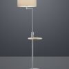 Trio 400400107 Claas Stojací lampa | E27 | Kov | Nikl
