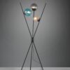 Trio 403400317 Lance Stojací lampa | E14 | Černá
