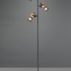 Trio 404300332 Tosh Stojací lampa | E14 | Hnědá