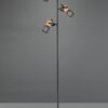Trio 404300332 Tosh Stojací lampa | E14 | Hnědá