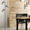 Trio 404300332 Tosh Stojací lampa | E14 | Hnědá