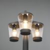Trio 411060342 Cavado Stojací lampa | E27 | Černá