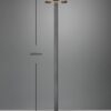 Trio 411060342 Cavado Stojací lampa | E27 | Černá