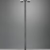Trio 411060342 Cavado Stojací lampa | E27 | Černá