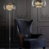Trio 411210406 Vapore Stojací lampa | G9 | Chrom | Kov