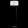 Trio 414400132 Cassio Stojací lampa | E27 | Černá