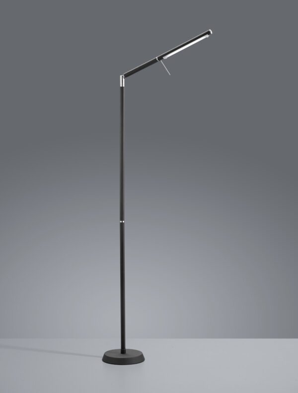 Trio 420490132 Filigrán LED stojací lampa | Teplá bílá | 6W | Černá