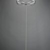 Trio 421210107 Charivari LED Stmívatelná stojací lampa | Teplá bílá | 31W | Kov | Nikl