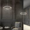 Trio 421210108 Charivari LED Stmívatelná stojací lampa | Teplá bílá | 31W | Barevný kov | Mosaz