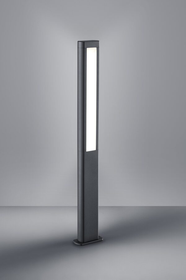 Trio 421660242 Rhine LED Zahradní sloupkové světlo | Teplá bílá | 2x5W | Černá