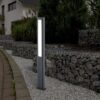 Trio 421660242 Rhine LED Zahradní sloupkové světlo | Teplá bílá | 2x5W | Černá