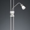 Trio 421910207 Santo Ii LED stojací lampa | Teplá bílá | 4X4W | Kov | Nikl