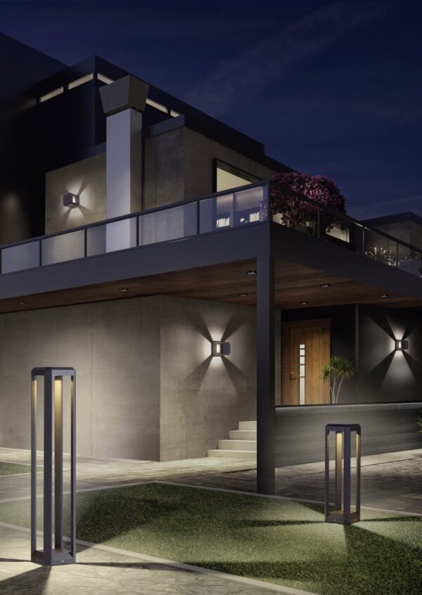 Trio 422360142 Logone LED Zahradní sloupkové světlo | Teplá bílá | 11W | Černá