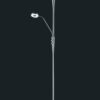 Trio 422710307 Quebec LED stojací lampa | Variabilní | 34W | Kov | Nikl