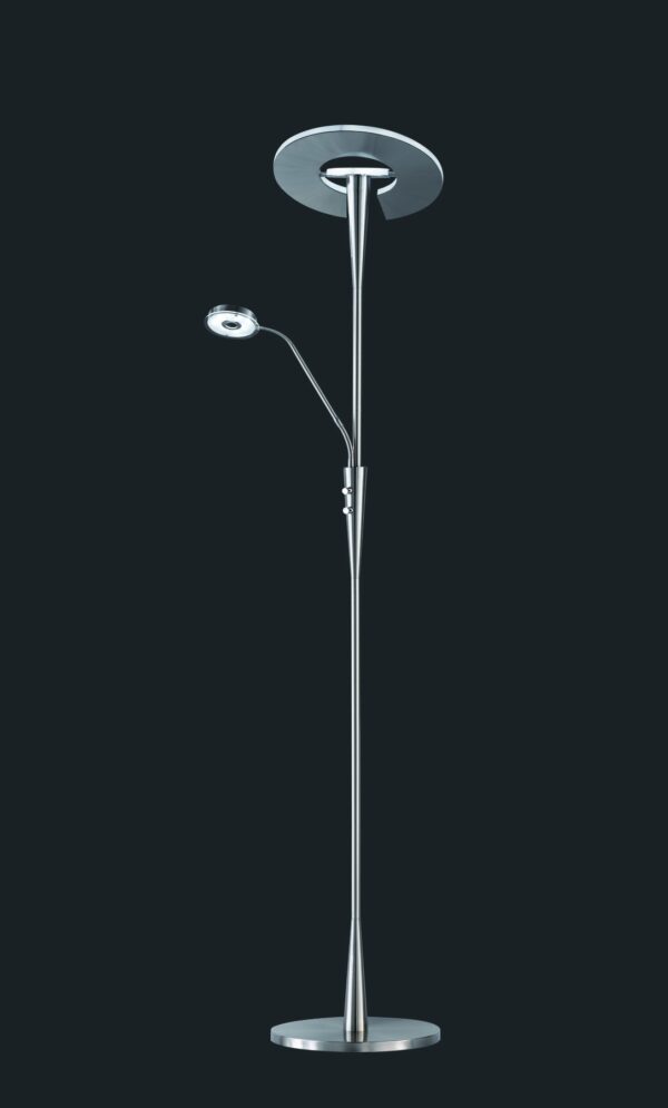 Trio 422710307 Quebec LED stojací lampa | Variabilní | 34W | Kov | Nikl