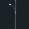 Trio 422710307 Quebec LED stojací lampa | Variabilní | 34W | Kov | Nikl