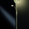 Trio 422710308 Quebec LED stojací lampa | Variabilní | 34W | Barevný kov | Mosaz