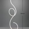 Trio 423410131 Jive LED Stmívatelná stojací lampa | Variabilní | Bílá | 23W