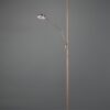 Trio 424210304 Barrie LED Stmívatelná stojací lampa | Variabilní | 32W | Barevný kov | Mosaz