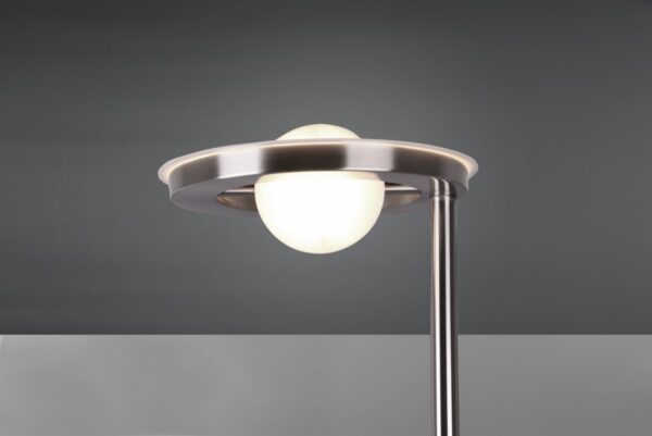 Trio 424210307 Barrie LED Stmívatelná stojací lampa | Variabilní | 32W | Kov | Nikl