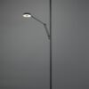 Trio 424210332 Barrie LED Stmívatelná stojací lampa | Variabilní | 32W | Černá