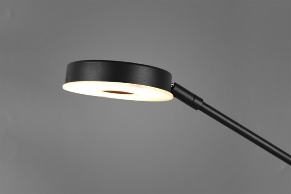 Trio 424210332 Barrie LED Stmívatelná stojací lampa | Variabilní | 32W | Černá
