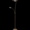 Trio 424310204 Granby LED Stmívatelná stojací lampa | Variabilní | Barevný kov | Mosaz | 29 + 6,5W