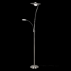 Trio 424310207 Granby LED Stmívatelná stojací lampa | Teplá bílá | Kov | Nikl | 29 + 6,5W