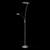 Trio 424310207 Granby LED Stmívatelná stojací lampa | Teplá bílá | Kov | Nikl | 29 + 6,5W