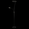 Trio 424310232 Granby LED Stmívatelná stojací lampa | Teplá bílá | Černá | 29 + 6,5W