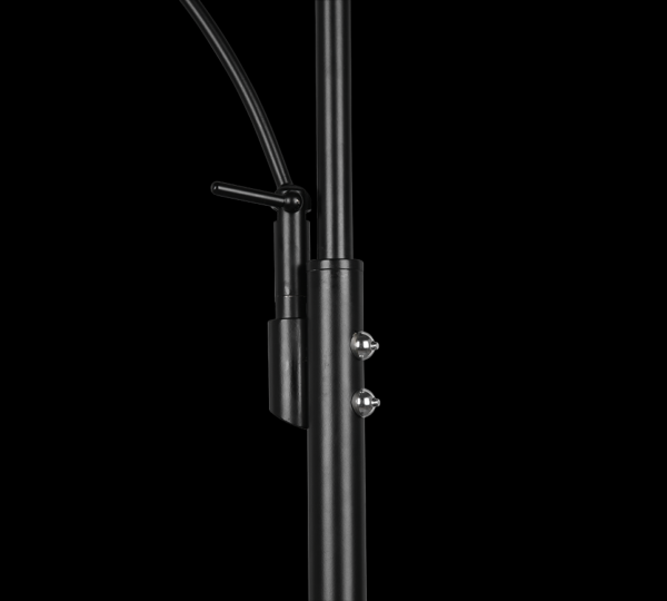 Trio 424310232 Granby LED Stmívatelná stojací lampa | Teplá bílá | Černá | 29 + 6,5W