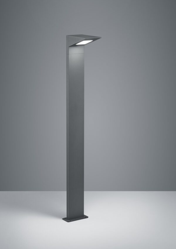 Trio 425360142 Nelson LED Zahradní sloupkové světlo | Teplá bílá | 8W | Černá