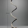 Trio 426219132 Nuria LED Stmívatelná stojací lampa | Variabilní | Černá | 34W