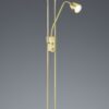 Trio 426410208 Arizona LED stojací lampa | Teplá bílá | 20W | Barevný kov | Mosaz