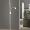 Trio 426410208 Arizona LED stojací lampa | Teplá bílá | 20W | Barevný kov | Mosaz