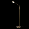 Trio 426510104 Franklin LED Stmívatelná stojací lampa | 6,5W | Barevný kov | Mosaz