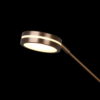 Trio 426510204 Franklin LED Stmívatelná stojací lampa | 35+,6,5W | Barevný kov | Mosaz