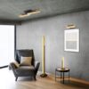 Trio 441610132 Kerala LED Stmívatelná stojací lampa | Teplá bílá | 16W | Černá