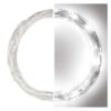 Emos D3AC01 vánoční nano řetěz 10m 100 LED | 3,6W | IP44 - studená bílá, časovač, stříbrná