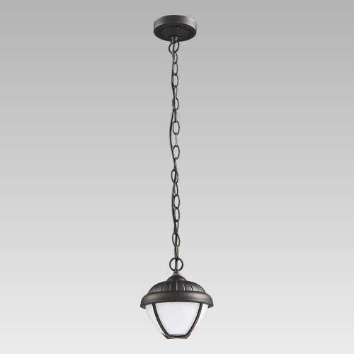 PREZENT 92039018 Nebraska LED Venkovní závěsné svítidlo | Teplá bílá | 7=600lmW | Barevný kov | Černá | Zlatá